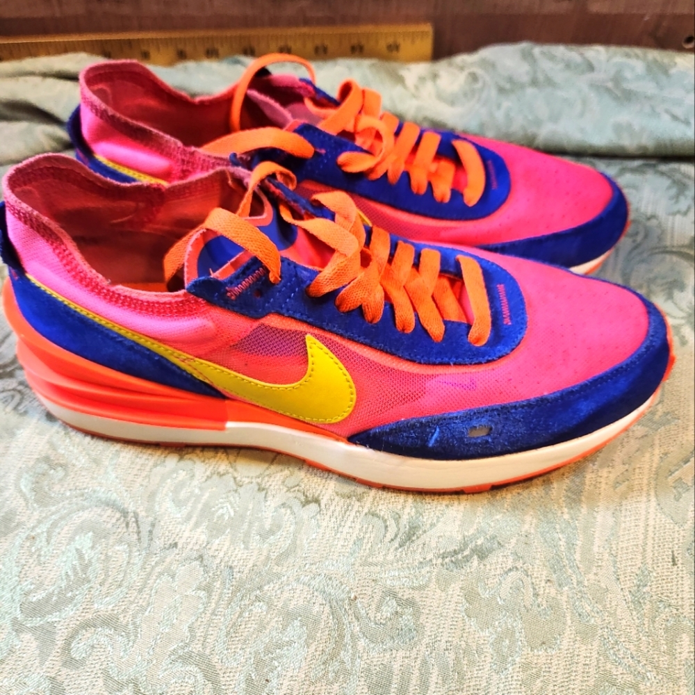 Nike Pink and Blue Athletic Shoes